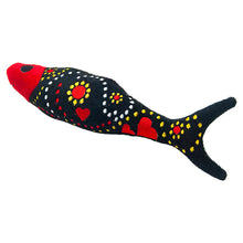 Portuguese Sardine Plush Toy with Traditional Portuguese Pattern
