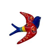 Set of 2 Portuguese Ceramic Swallows – Handmade in Portugal with Tile Pattern