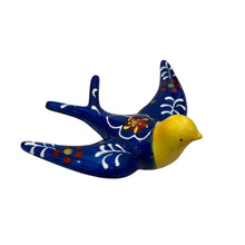 Set of 2 Portuguese Ceramic Swallows – Handmade in Portugal with Tile Pattern