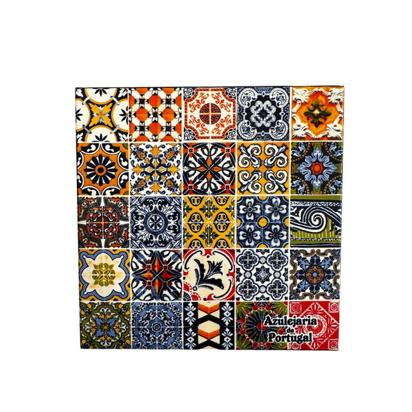 Portuguese Tile with Hanging Piece Handcrafted Wall Decor