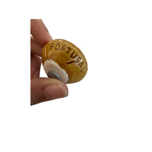 Ceramic Pastel de Nata Fridge Magnet – Traditional Portuguese Egg Tart