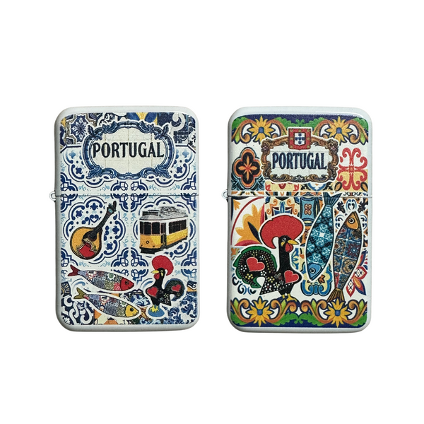 Portuguese Lighter – Zipper Vintage Style with Iconic Portuguese Symbols