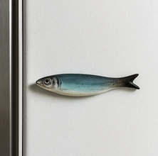 Portuguese Ceramic Sardine Fridge Magnet Handmade in Portugal