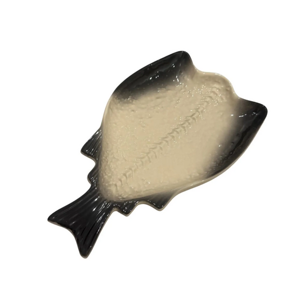 Handmade Ceramic Codfish Plate Traditional Portuguese