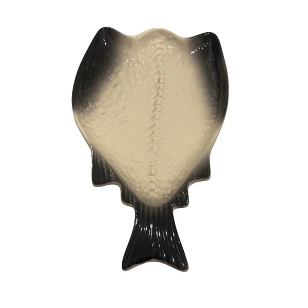 Handmade Ceramic Codfish Plate Traditional Portuguese