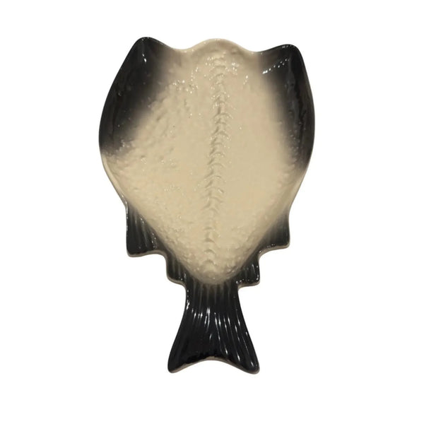Handmade Ceramic Codfish Plate Traditional Portuguese