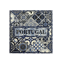 Portuguese Tile with Hanging Piece Handcrafted Wall Decor